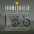 Frameshield Pro hero image and description of the frame protection system.